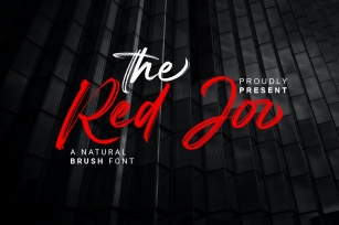 Red Joo - Natural Brush Font Font Download