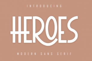 HEROES Sans Serif Font Download