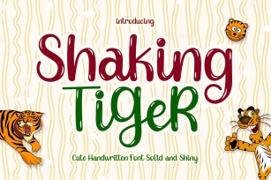 Shaking Tiger Font Download
