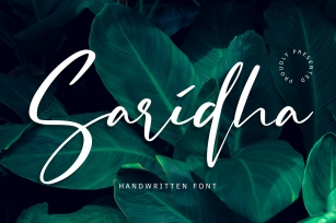 Saridha Handwritten Font Font Download