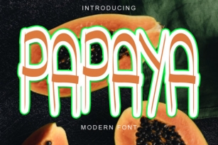 Papaya Font Download