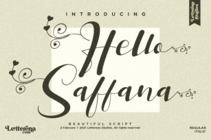 Hello Saffana Font Download