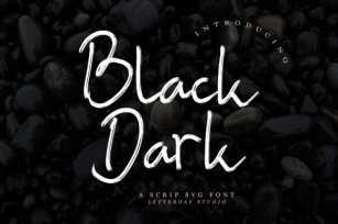 Black Dark Font Download