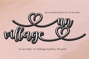 Un Village Font Download