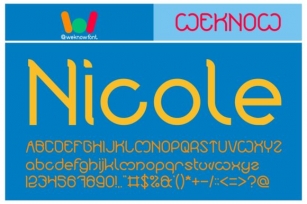 Nicole Font Download