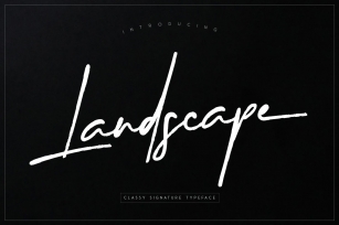 Landscape Font Download