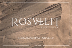 RosveliT - Serif Font Font Download