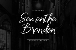 Samantha Brandon Handwritten Font Download