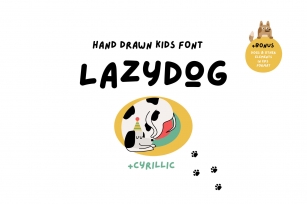 Lazydog Kids Font Font Download