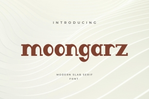 Moongarz Elegant Slab Serif Font Download