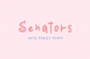 Senators Font Family Font Download