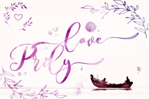 Love Prilly // Elegant Script Font Download