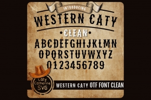 Western Caty Font Family Clean OTF Font Font Download