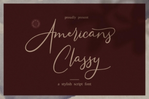 Americans Classy Font Download