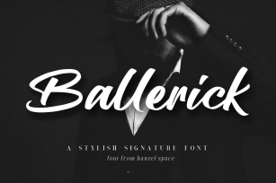 Ballerick Script Font Font Download