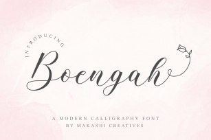 Boengah Font Download