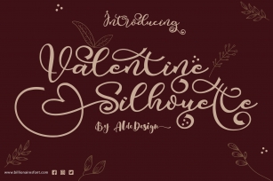 Valentine Silhouette - WEB FONT Font Download