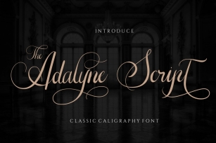 The Adelyne Script Weding Font Font Download