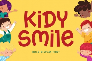 Kidy Smile - Bold Display Font Font Download