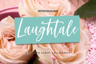 Laughtale - A Handwritten Script Font! Font Download