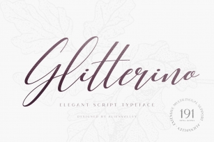 Glitterino - Stylish Script Font Font Download