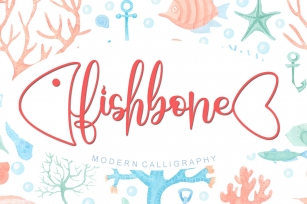 Fishbone - Modern Calligraphy Font Font Download