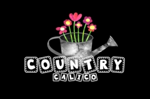 Country Calico Font Download