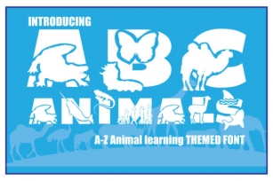 ABC Animals Font Download