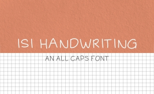 Isi Handwriting Font Download