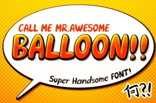 Awesome Balloon Font Download