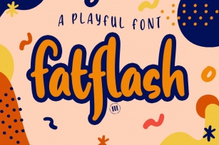 Fatflash - A Playful Font Font Download