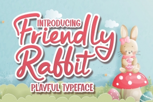 Friendly Rabbit - Playful Typeface Font Download