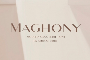 Maghony - Modern Sans Serif Font Font Download