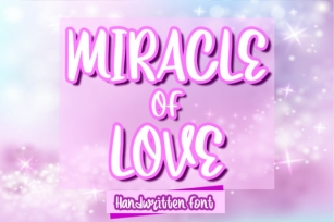 Miracle of Love Font Download
