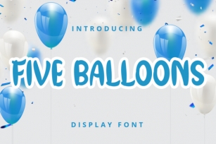 Five Balloons Font Download