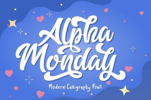 Alpha Monday Font Download