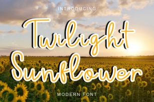 Twilight Sunflower Font Download