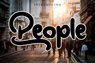 People Font Download