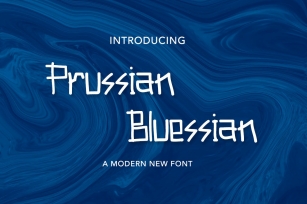 Prussian Bluessian Font Download