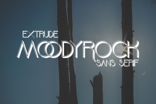 Moodyrock extrude Font Download
