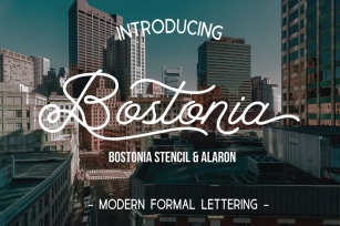 Bostonia (3 Font) Font Download