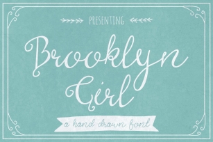 Brooklyn Girl Font Font Download