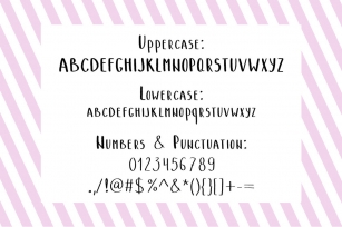 Cutie - hand drawn font Font Download