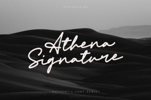 Athena Signature Font Download
