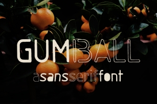 Gumball sans serif font Font Download