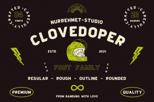 Clovedoper Family - Modern Vintage Font Font Download