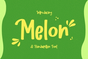 Melon - Fancy Handwritten Font Font Download