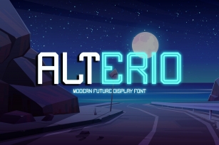 Alterio || Modern Display Font Font Download