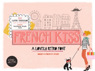 French Kiss Font Download