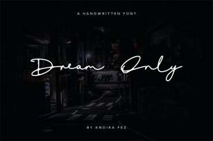 Dream Only Font Download